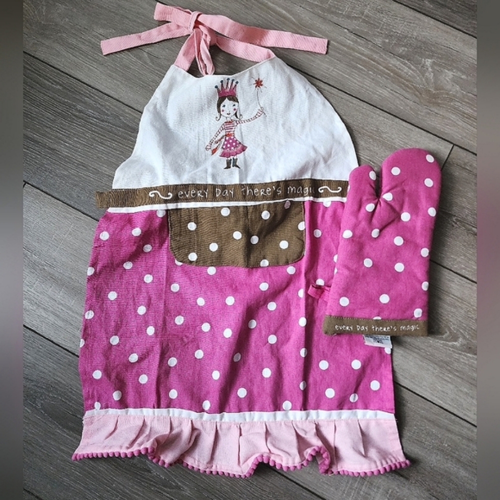 Kid Chef Apron & Mitt